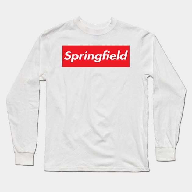 SPRINGFIELD SUPER USA LOGO Long Sleeve T-Shirt by elsa-HD